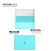 Macbook Pro 13 Retina Case Soft Finish Protective Hard Slim Case with Keyboard Cover for Apple 13-inch MacBook Pro Retina Display Laptop Computer (Model: A1502 and A1425) - Turquoise