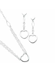 Sterling Silver Necklace and Earring Set