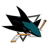 San Jose Sharks NHL Hockey LARGE sticker 12" x 10"