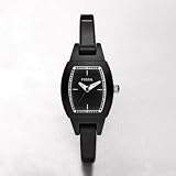 Fossil Ultra Slim Silicone Black Dial Watch