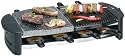 Clatronic RG 2892 Raclette 1300 W und heißer Stein schwarz