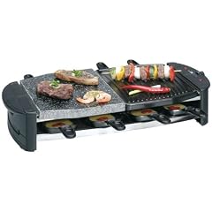 Clatronic RG 2892 Raclette 1300 W und hei�er Stein schwarz