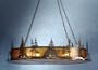 66"W Northwoods Bear At Dusk Inverted Pendant
