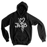 411rPo9KaOL. SL160  Twilight Series   I Heart Jacob on American Apparel California Fleece Pullover Hoodie