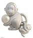 Pearl brooch, Monkey Treasures' 1.2 W 1.2 L
