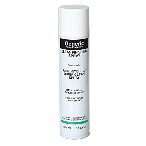 Generic Value Products Clean Finishing Spray compare to Paul Mitchell Super Clean Spray