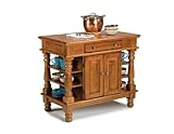 Home Styles Americana Kitchen Island in Distressed Cottage Oak Finish