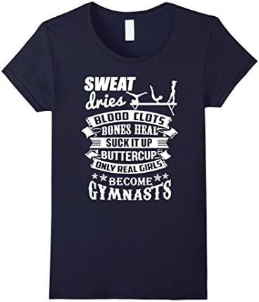 Women's Gymnastics Shirts Small Navy