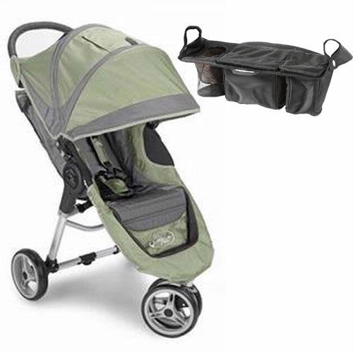 Baby Jogger 87104CONSOL City Mini - Green-Gray w Parent Console