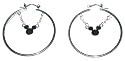 Disney Mickey Mouse Dangling Hoop Earrings
