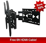 Mount-It! Universal Heavy-Duty Swivel TV Mount for 32-60 TVs