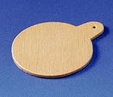 Miniature Round Wood Chopping Board by Dijon Miniatures