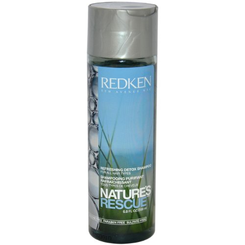 Redken Nature's Rescue Refreshing Detox Shampoo for Unisex, 6.8 Ounce