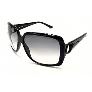GUCCI 3105 S Sunglasses 3105S Shiny Black D28LF Shades