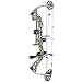 Diamond by Bowtech Outlaw Right Hand Compound Bow with R.A.K. Package