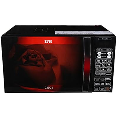 IFB 23BC4 23-Litre Convection Microwave Oven (Black/Floral Design)