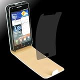 Produkt-Bild: Premium H&uuml;lle f&uuml;r Samsung I9100 Echt Leder Weiss + Displayschutzfolie (By Sell-Way)