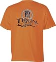 Detroit Tigers Orange Vintage Crest T-Shirt - Medium
