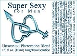 Love Potion® UNscented Pheromone Blend for Men: SUPER SEXY - 1/3 fl.oz. (10ml)