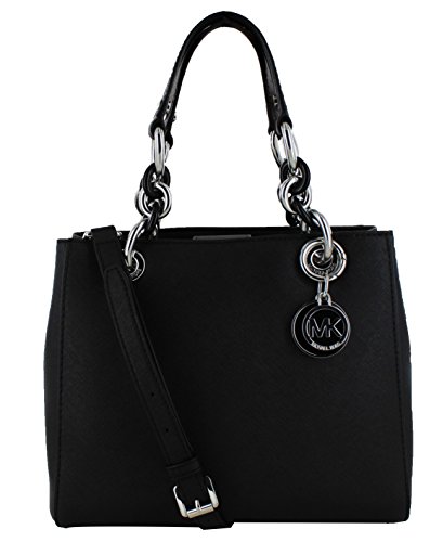 Michael Kors Cynthia Small North South Leather Satchel