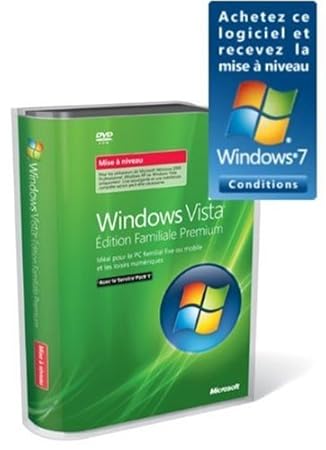 Microsoft Windows Vista Home Premium - Upgrade package - 1 PC - DVD - French