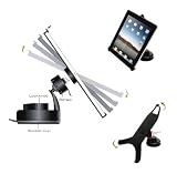 Produkt-Bild: Halterung f&uuml;r iPad: Ultra Fix Startech Auto Halter f&uuml;r Apple iPad 1G Tablet PC - Schnellspannhalter mit Saugnapf f&uuml;r i Pad Smartpad Tablet PC - schwarz