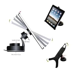 Halterung f�r iPad: Ultra Fix Startech Auto Halter f�r Apple iPad 1G Tablet PC - Schnellspannhalter mit Saugnapf f�r i Pad Smartpad Tablet PC - schwarz
