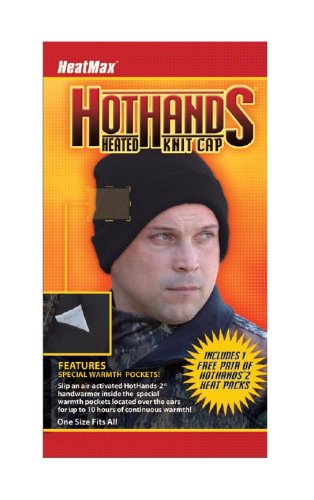 Childrens Toyshop  Sporting Goods : Heatmax Heated Knit Cap Black