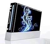 Abstract Neon Decorative Protector Skin Decal Sticker for Nintendo Wii Cons ....