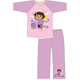 Childrens/Kids Dora The Explorer Long Sleeve Nightwear Pajama Set