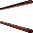 Trademark Poker 40-803-12 12 Cue Wall Mount Rack with Natural Wood Finish by TGT