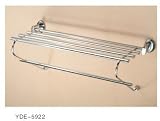 BOLTON Solid Brass Double Towel Shelf
