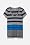 Short Sleeve Graded Technical Stripe T-shirt