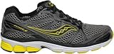 Saucony Men's Progrid Guide 5 Running Shoe,Grey/Black/Yellow,8.5 M US