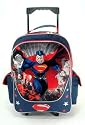 16" Large Dc Comics Superman Man of Steel Roller Backpack