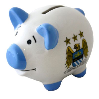 Manchester City FC. Piggy Bank White Manchester City FC. Piggy Bank White