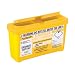Small Sharps Bin 1 Litre Yellow Lid
