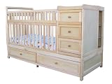 Daphne 4-in-1 Crib n Bed In Natural Finish By AFG Baby Furniture