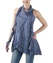 Joe Browns Women's Ditsy Delight Vest With Scarf