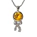Silver 925 Jewellery Stone Watch   Bowknot Elegant Necklace Pendant