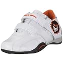 Wilde Kerle  WK-004, Unisex - Kinder Sportschuhe - Baseball & Softball, weiss, (weiss,schwarz,orange)