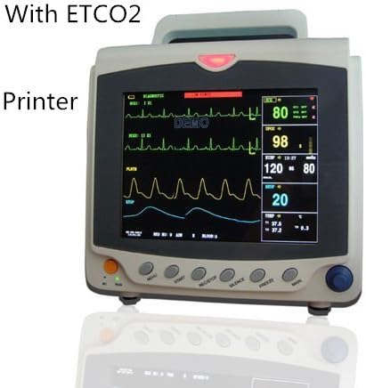 Chericare 8.4-inch ICU CCU 6-Parameter Patient Monitor Vital Sign SPO2/PR/ECG/NIBP + ETCO2+Print