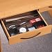 Rolodex 22131 Rolodex Deep Desk Drawer Organizer, Metal Mesh, 15-1/4Wx11-7/8Dx2-1/2H, BLK