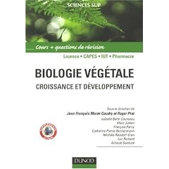 Biologie v�g�tale : Volume 2, Croissance et d�veloppement