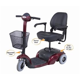 Cosco 58400CRS1 3 Wheel Scooter in Red