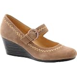 Ladies Softspots BRUNSWICK Mary Jane Strap Wedge Shoes by 