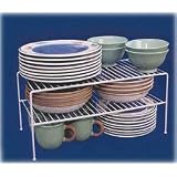Double Helper Shelf (White) (8 1/2"H x 18"L x 9"D)