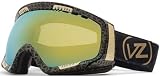 Von Zipper Feenom 09 Snowboard Goggles - Rubes Cubic Frame / Gold Chrome Lens