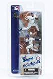 ALEX RODRIGUEZ / TEXAS RANGERS & ERIC GAGNE / LOS ANGELES DODGERS * 3 INCH * McFarlane's MLB Sports Picks Series 1 Mini Figure 2-Pack