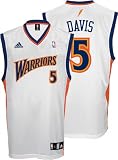 Baron Davis Golden State Warriors White Youth Replica Adidas NBA Jersey